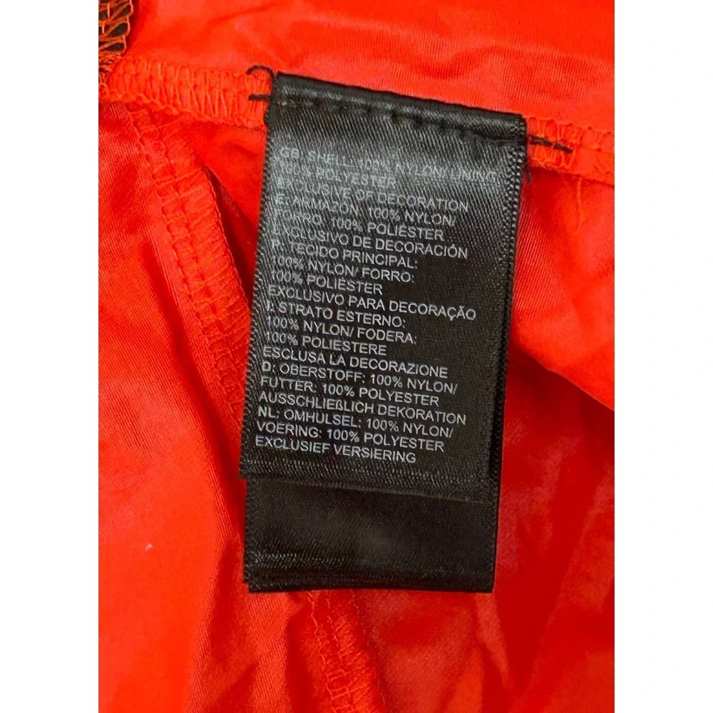 The North Face Men's Mountain Windshell Red Size XL Nylon Polyester